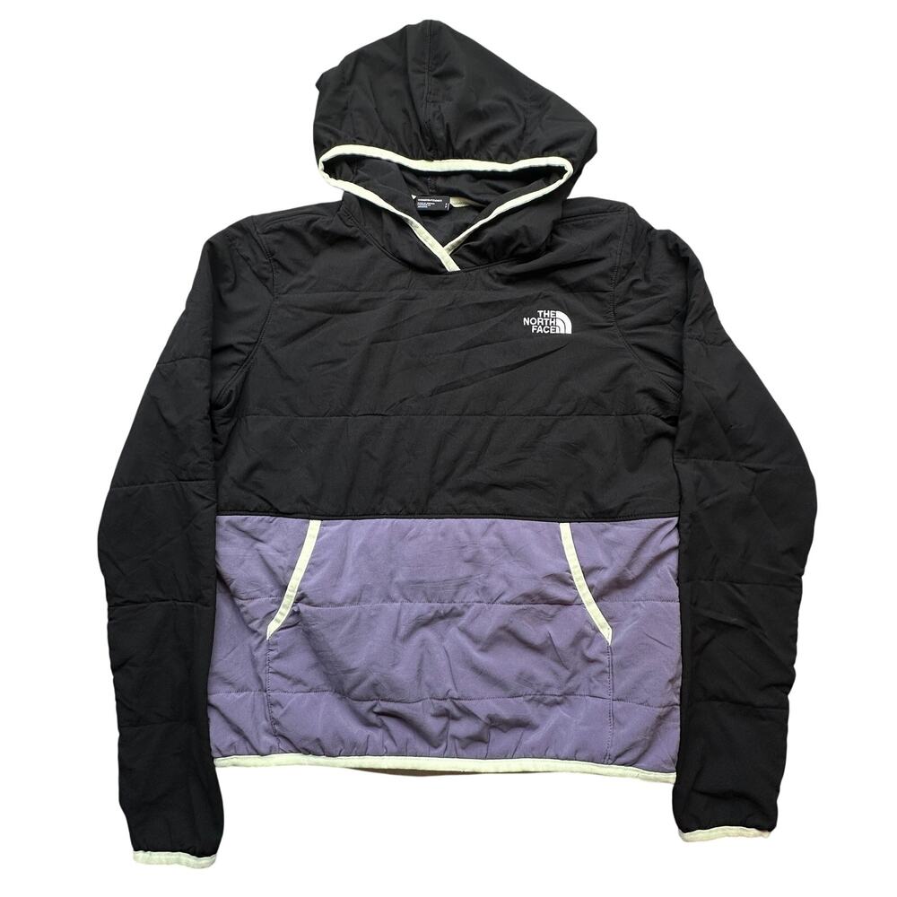 The North Face Mountain Sweatshirt Pullover Womens Small NF0A7UPZ Black Purple